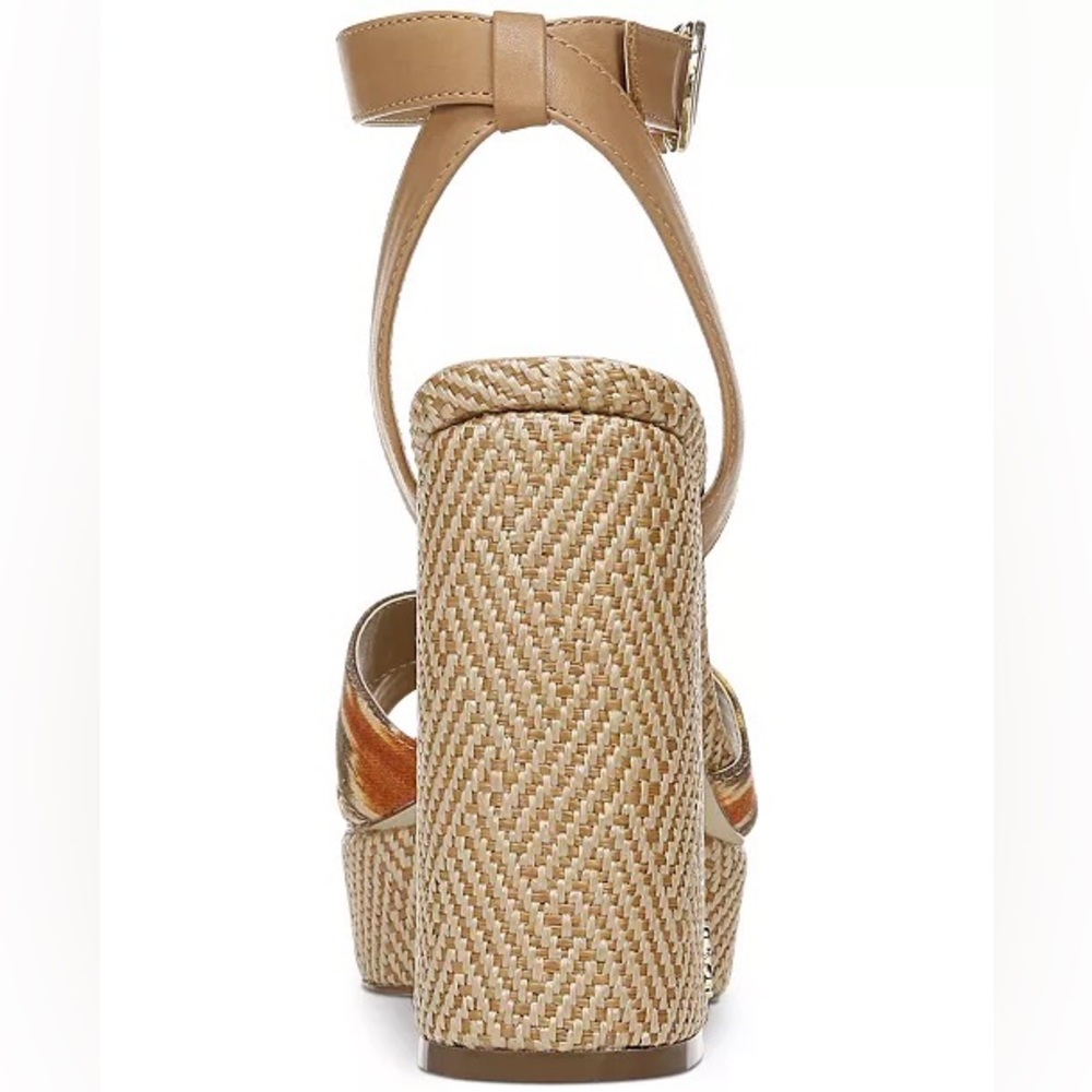 SAM EDELMAN Women's Nolita Raffia Platform Sandals - Picture 9 of 12